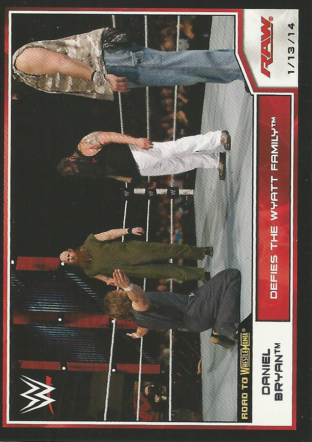 WWE Topps Road to Wrestlemania 2014 Daniel Bryan #69