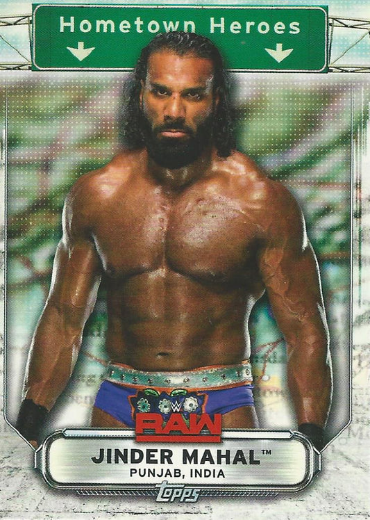 WWE Topps Raw 2019 Jinder Mahal HH-20 trading card PW Catalog