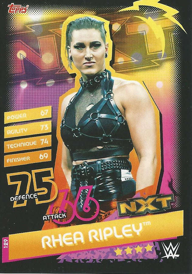WWE Topps Slam Attax Reloaded 2020 Rhea Ripley #129 NXT