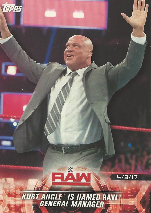 WWE Topps Road to Wrestlemania 2018 Kurt Angle #29