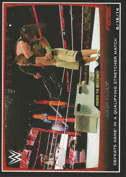 WWE Topps Road to Wrestlemania 2015 John Cena #29