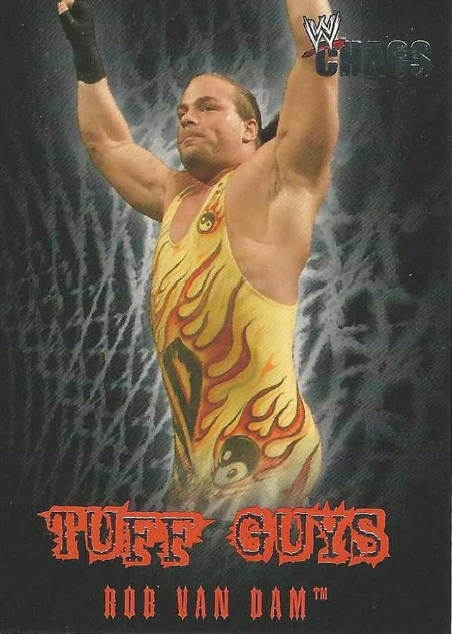 WWE Fleer Chaos 2004 Rob Van Dam TE 7 of 12 trading card PW Catalog