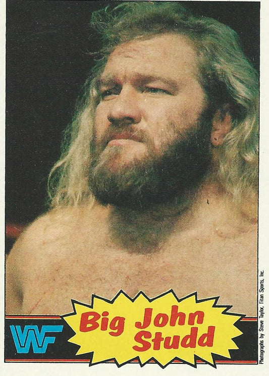 WWF Topps Wrestling Cards 1985 Big John Studd No.12 PWcatalog
