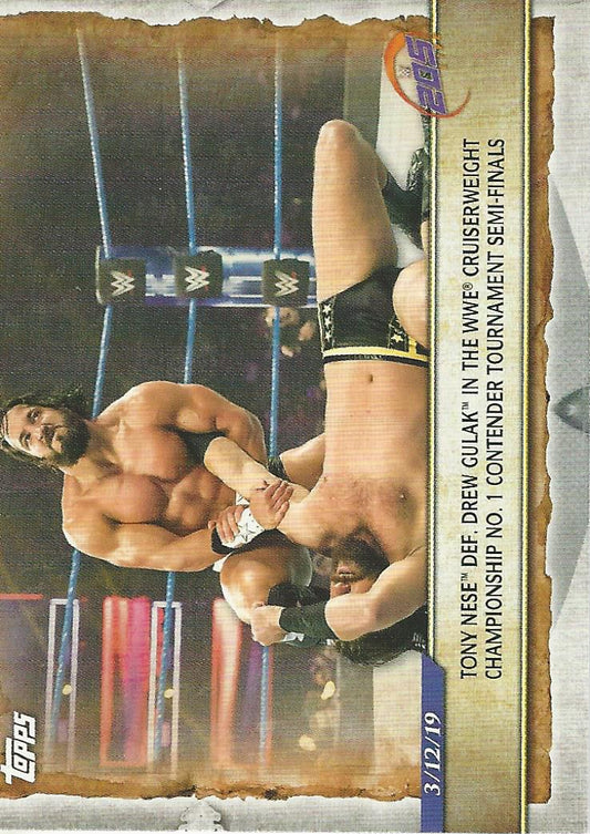 WWE Topps Road to Wrestlemania 2020 Tony Nese #12