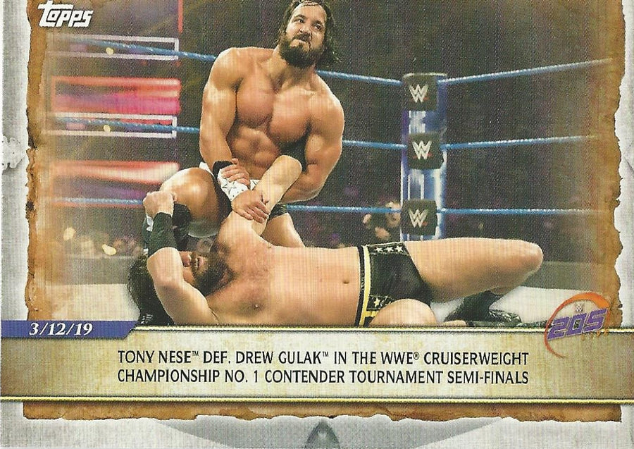 WWE Topps Road to WrestleMania 2020 Tony Nese #12