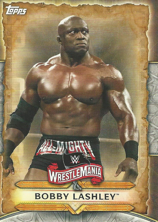 WWE Topps Road to Wrestlemania 2020 Bobby Lashley WM-12 trading card PW Catalog