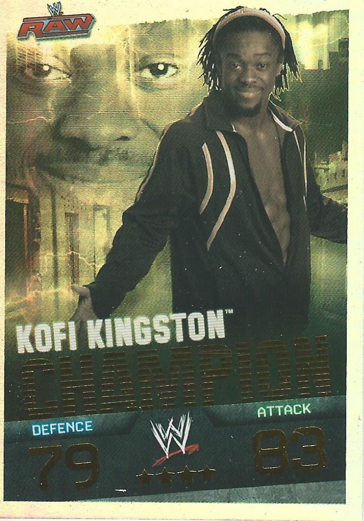 WWE Topps Slam Attax Evolution 2010 Champion Kofi Kingston #12