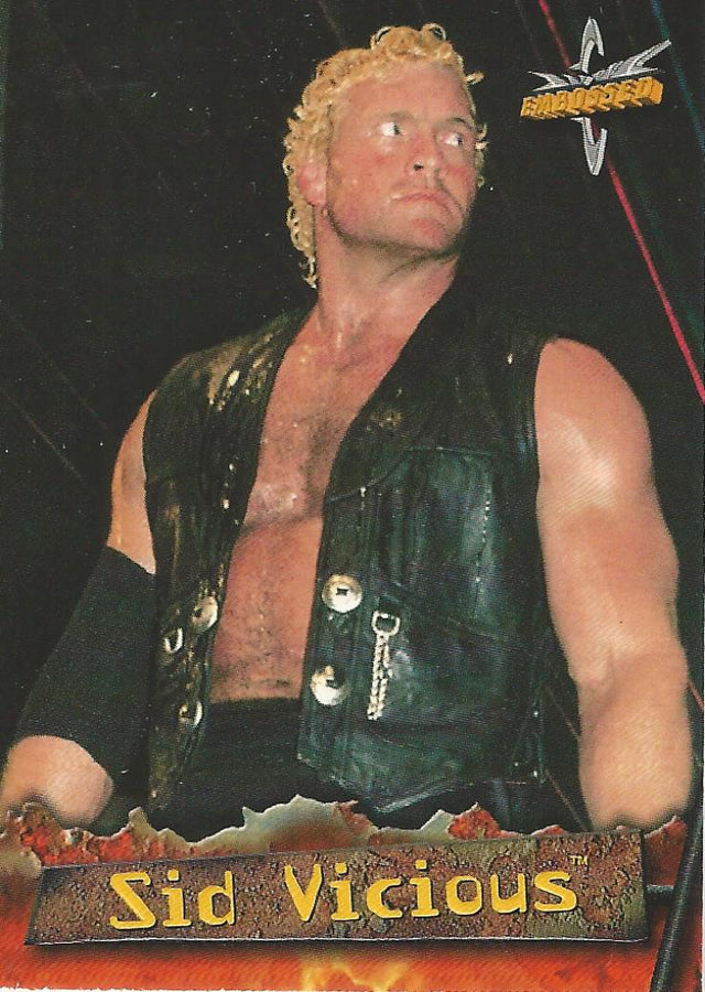WCW Topps Embossed 1999 Sid Vicious #12