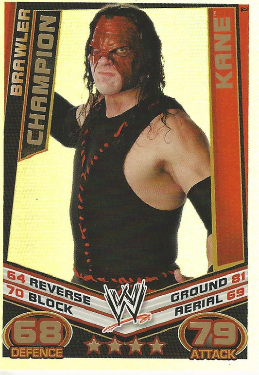 WWE Topps Slam Attax Rebellion 2012 Kane Champion #12