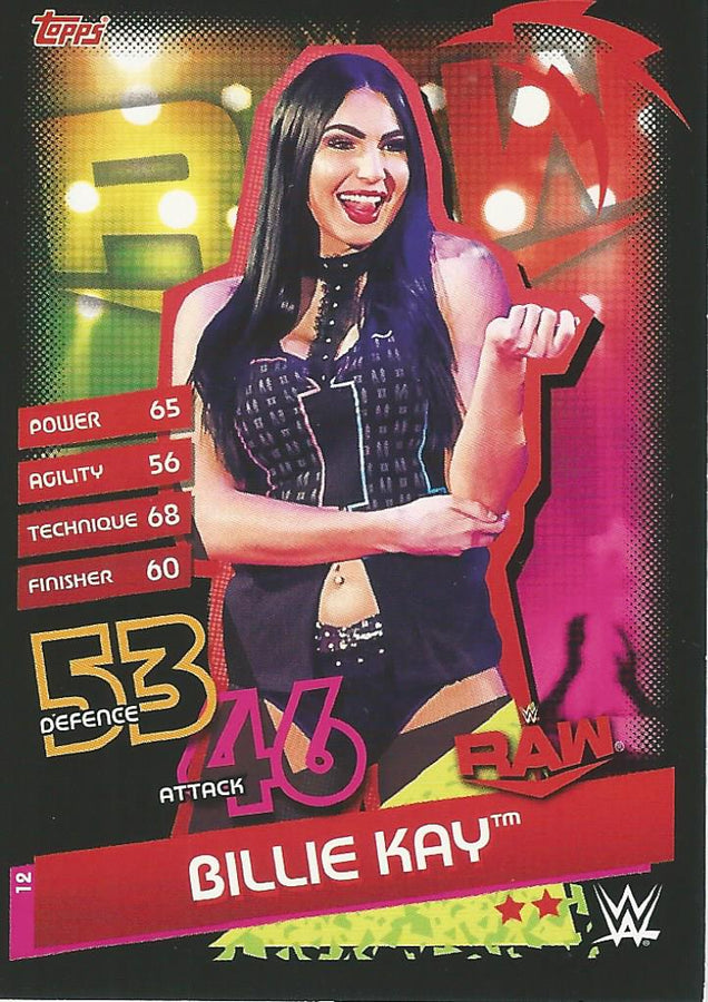 WWE Topps Slam Attax Reloaded 2020 Billie Kay #12
