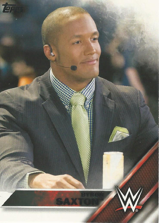 WWE Topps 2016 Byron Saxton #12