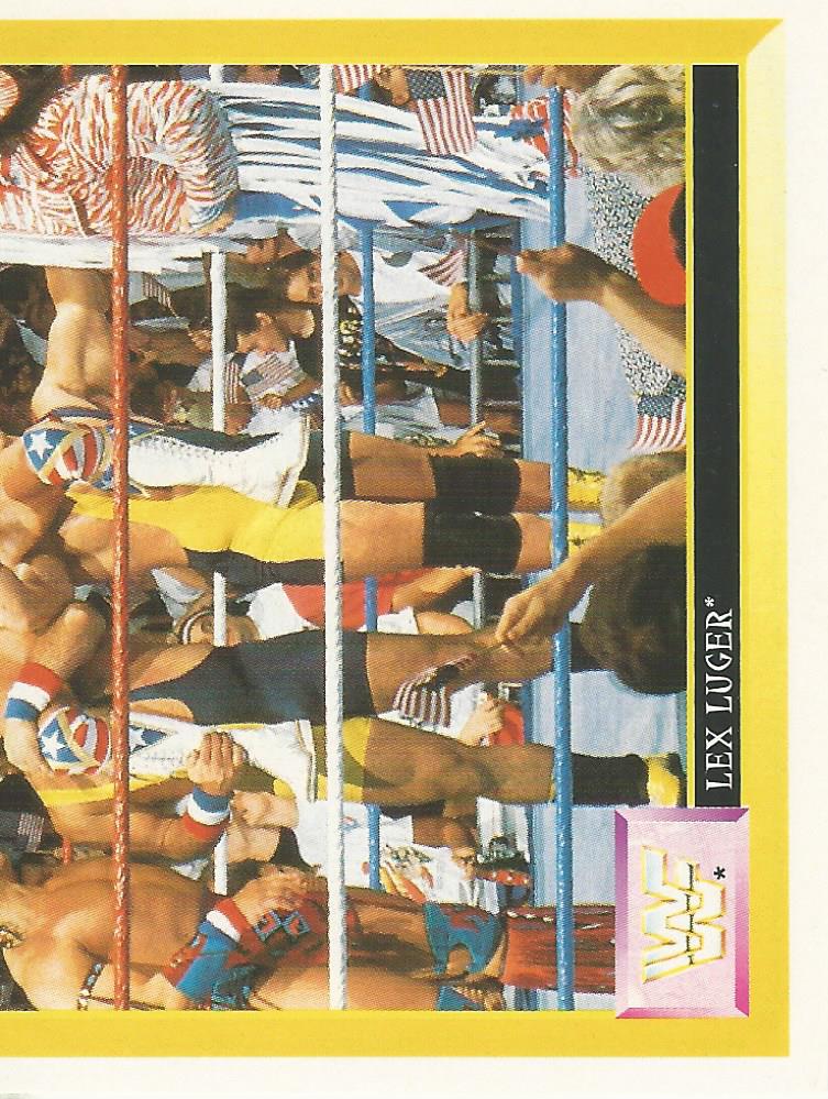 WWF Merlin Sticker 1994 Lex Luger #12