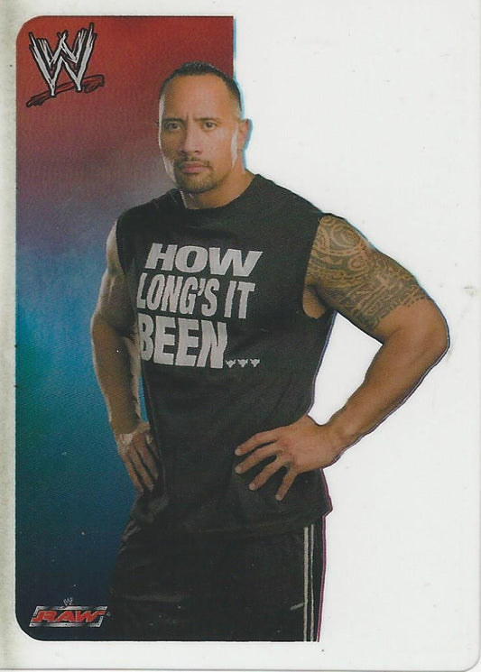 WWE Edibas Lamincards 2004 The Rock #12