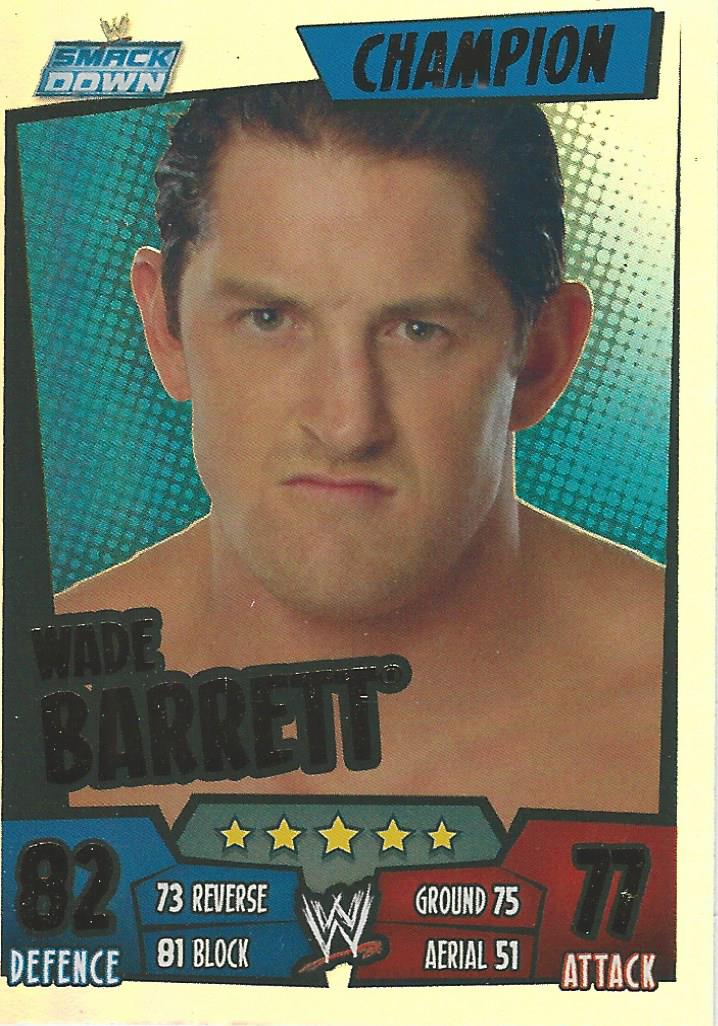 WWE Topps Slam Attax Rumble 2011 Champion Wade Barrett #12