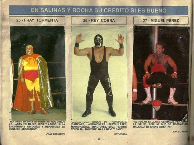 Super Album de Luchas Stickers Album 1991 From Mexico Stickers Album PW Catalog