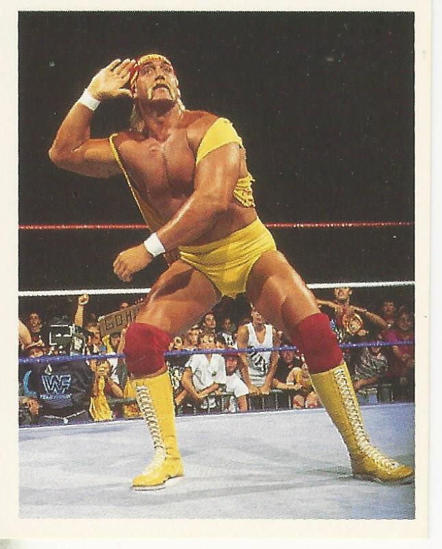WWF Merlin Stickers 1992 Hulk Hogan #12