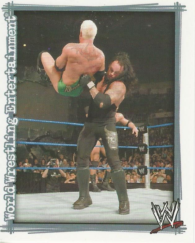 WWE Topps Superstars Uncovered 2007 Sticker Undertaker #12