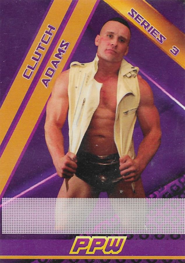 Clutch Adams trading card PW Catalog