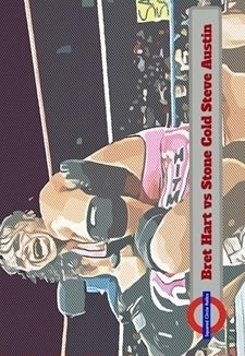 Bret Hart vs Stone Cold Steve Austin trading card PW Catalog