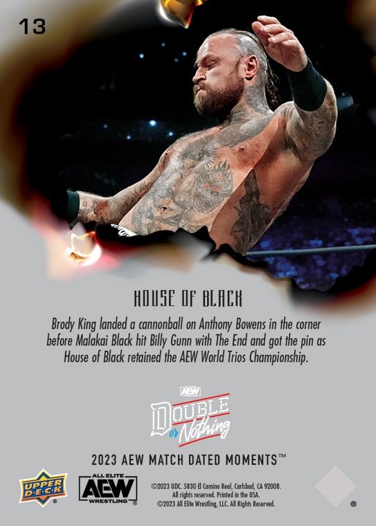 House of Black – House of Black Survive a Surprise Challenge by the Acclaimed and Billy Gunn to Retain the AEW World Trios Championship