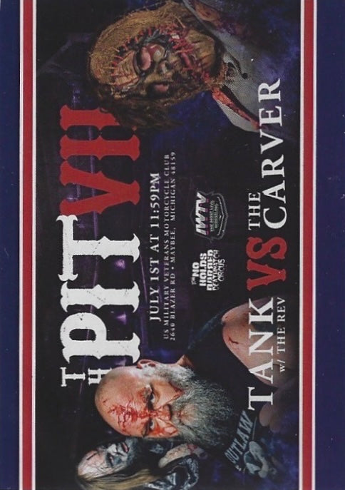 The Pit VII – Tank W/ the REV vs the Carver trading card PW Catalog