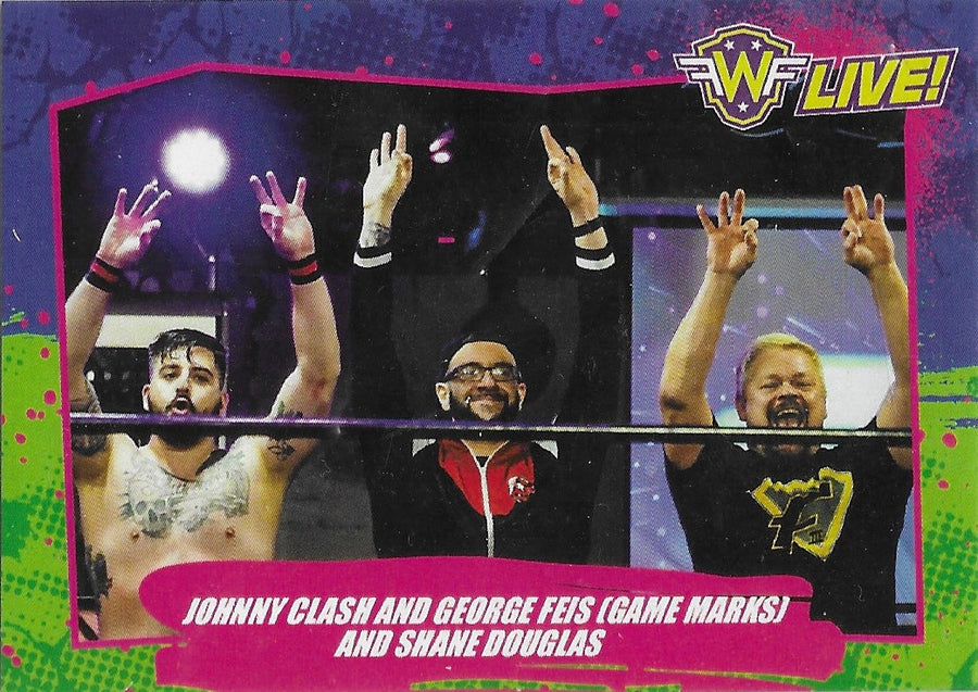 Johnny Clash and George Feis (Game Marks) and Shane Douglas