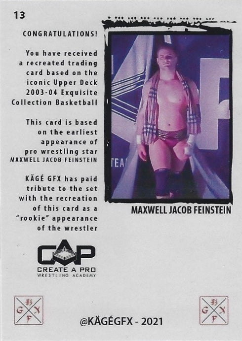 Maxwell Jacob Feinstein – CAP