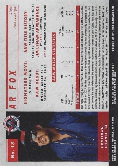 “The Whole Foxin’ Show” AR FOX