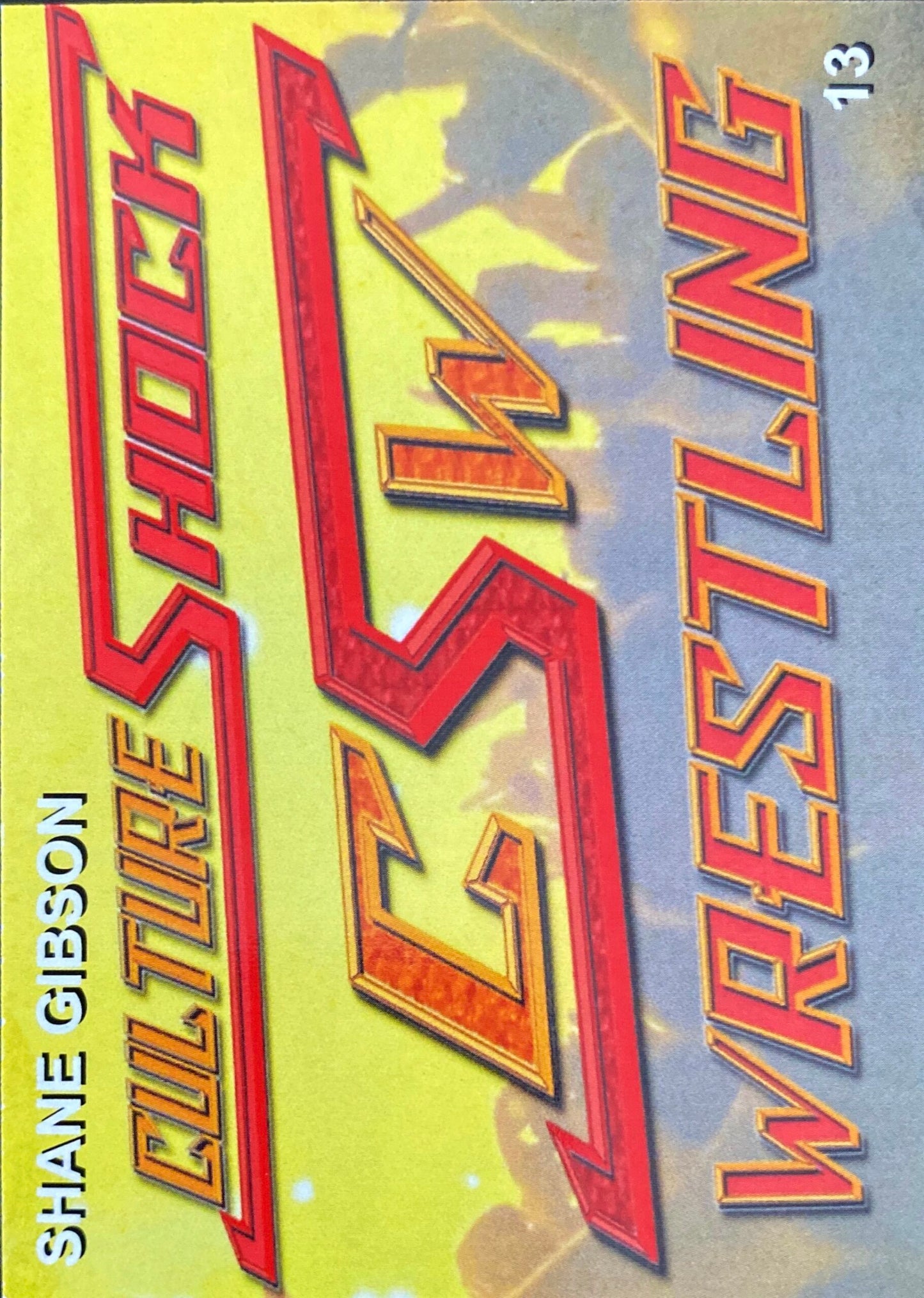 Shane Gibson trading card PW Catalog