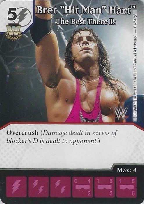 Bret “Hit Man” Hart – the Best There IS trading card PW Catalog