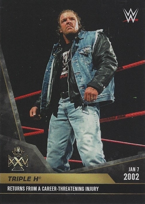 JAN 7 2002 – Triple H Returns From a Career-Threatening Injury