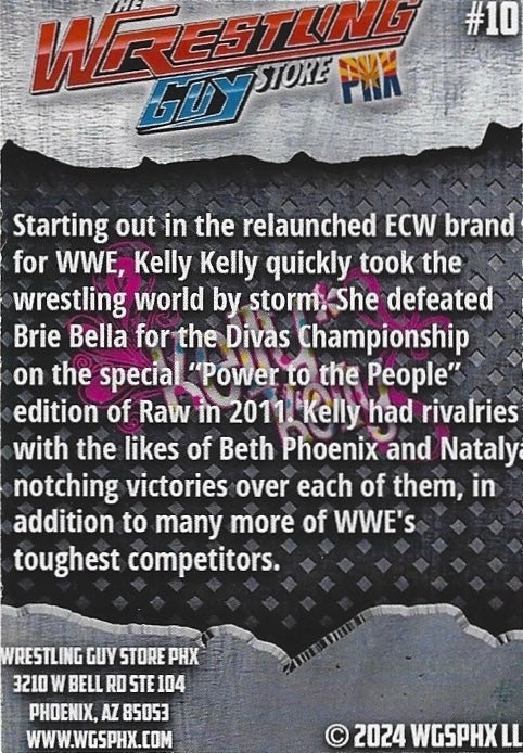 Kelly Kelly trading card PW Catalog
