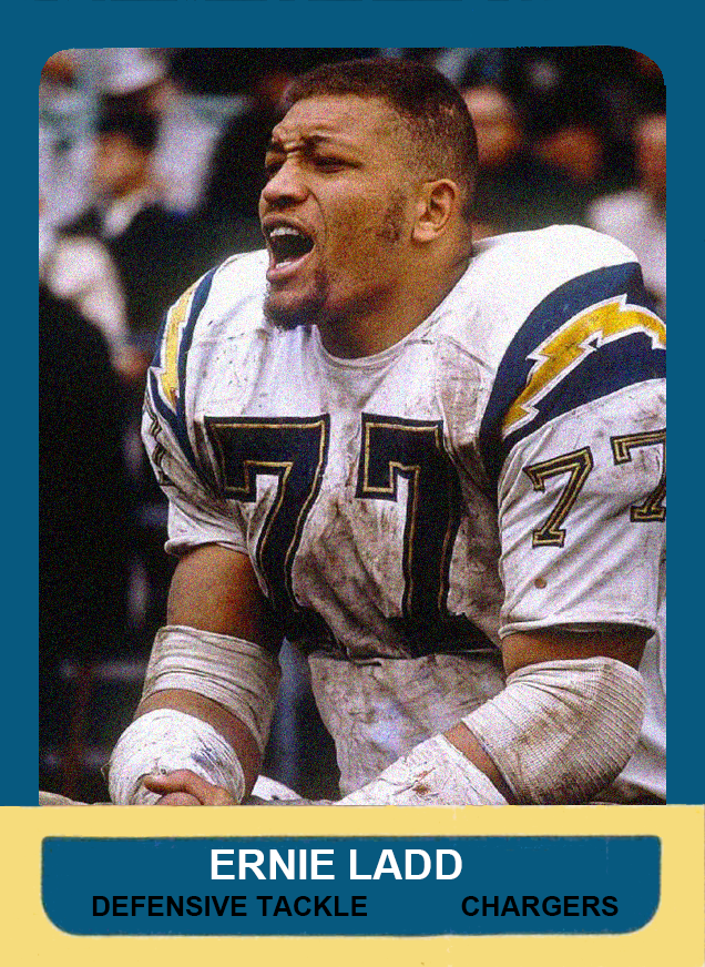 Ernie Ladd – Chargers trading card PW Catalog
