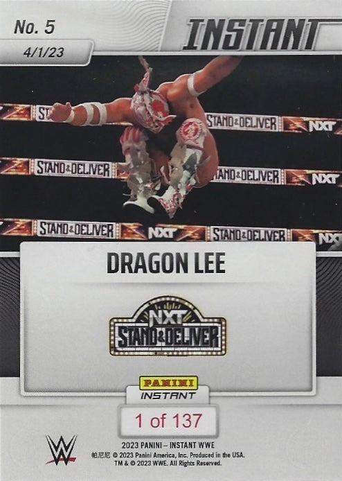 Dragon LEE – Dragon LEE Makes WWE Debut trading card PW Catalog