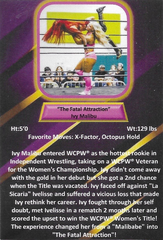 “The Fatal Attraction” IVY Malibu trading card PW Catalog