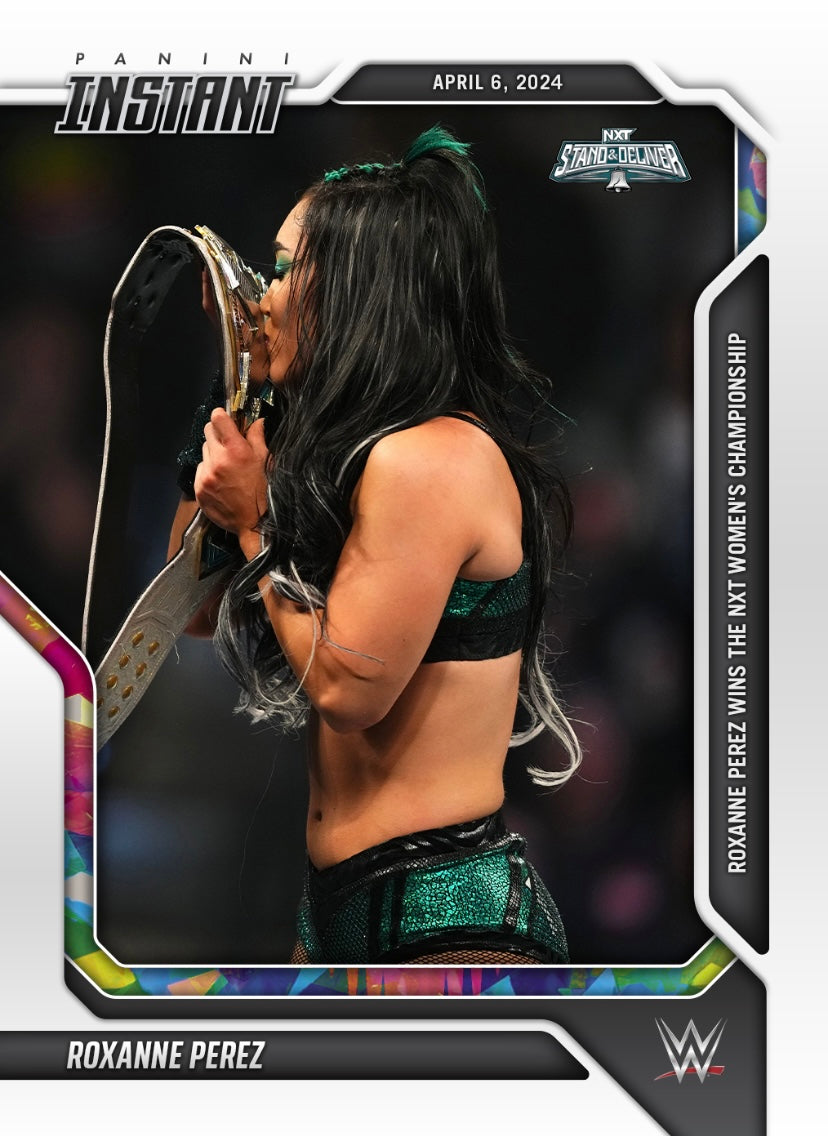 Roxanne Perez – Roxanne Perez Wins the NXT Women’s Championship trading card PW Catalog