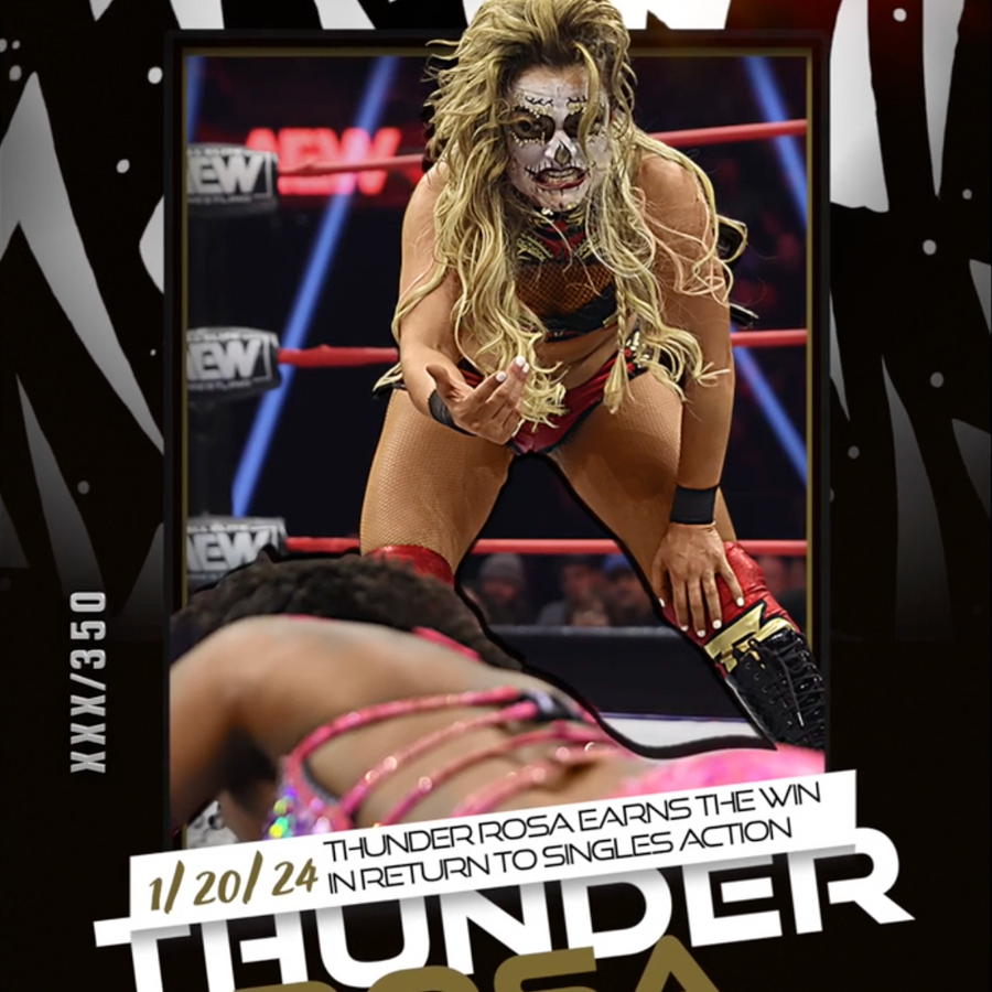 1/20/24 – Thunder Rosa – Thunder Rosa Earns the Win in Return to Singles Action