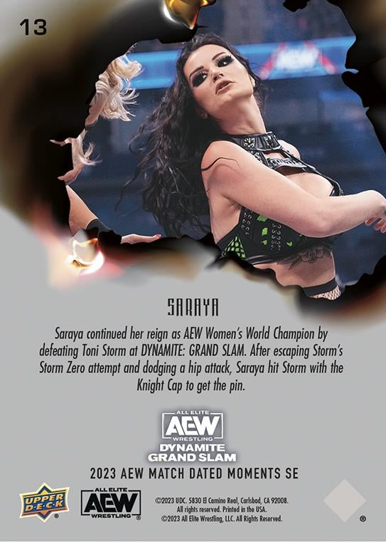 Saraya – Saraya Defends HER AEW Women’s World Championship Against Toni Storm