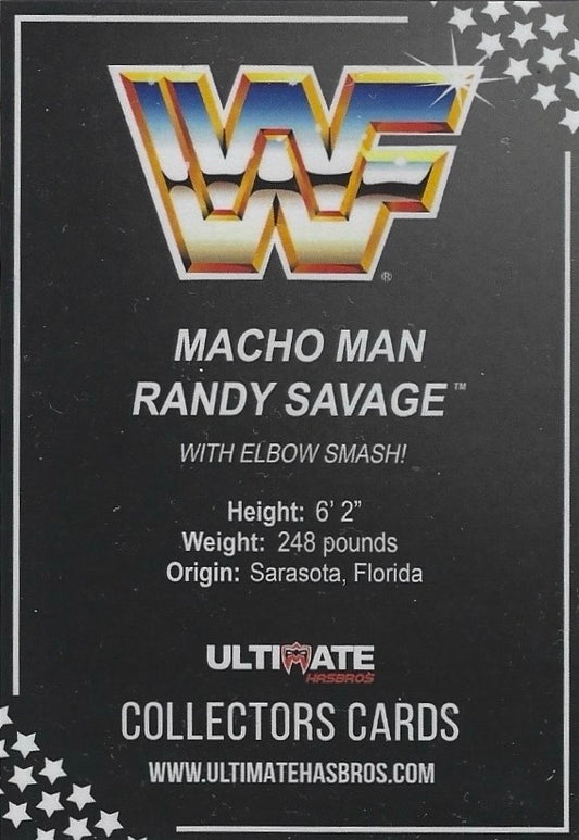 Macho Man Randy Savage trading card PW Catalog