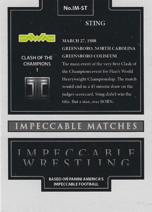 Clash of the Champions I: Sting vs. RIC Flair – Sting