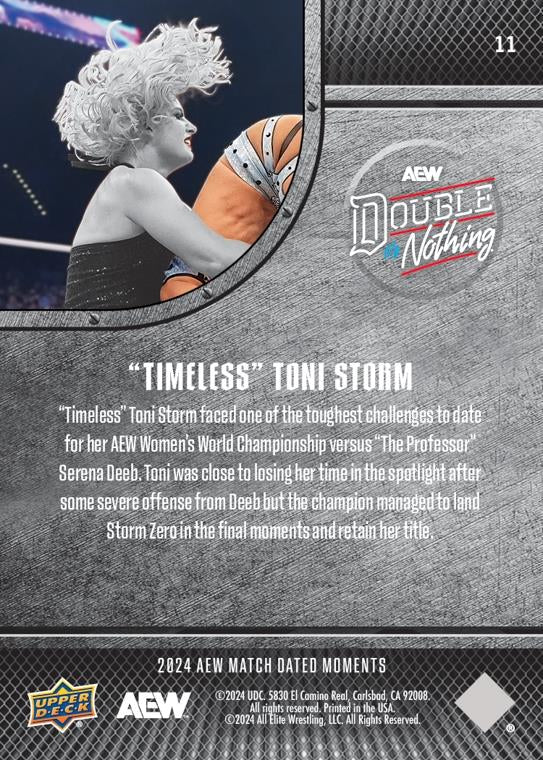 “Timeless” Toni Storm – “Timeless” Toni Storm Remains the Main Attraction With HER Title Defense Over Serena Deeb