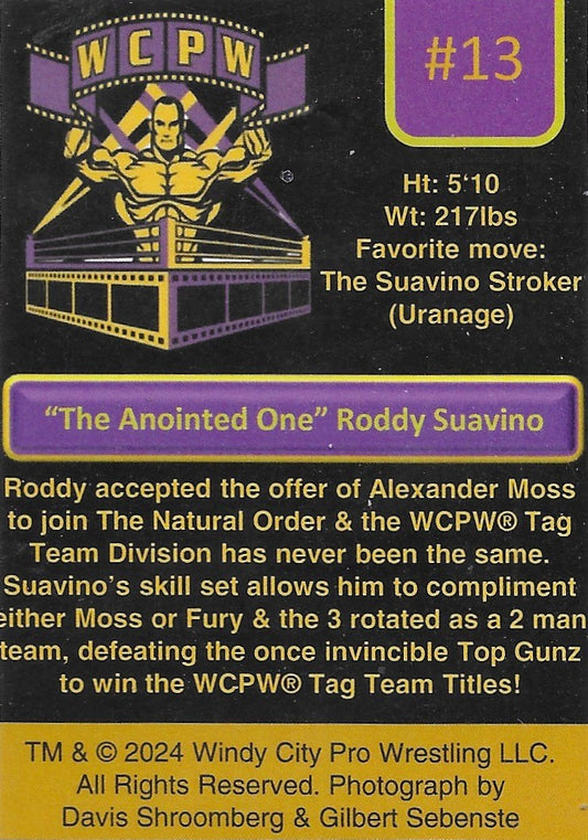 “The Anointed One” Roddy Suavino trading card PW Catalog