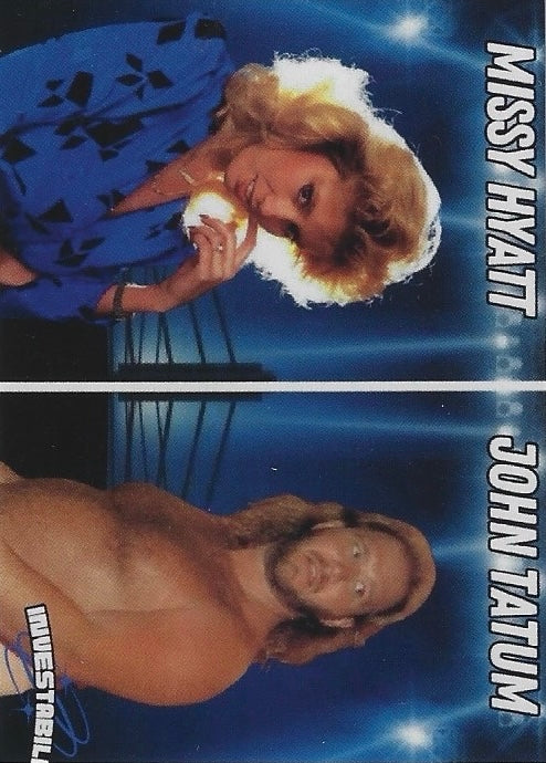 Missy Hyatt / John Tatum trading card PW Catalog