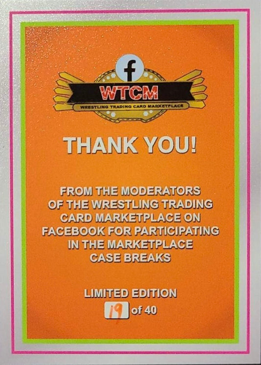 Ultimate Warrior trading card PW Catalog