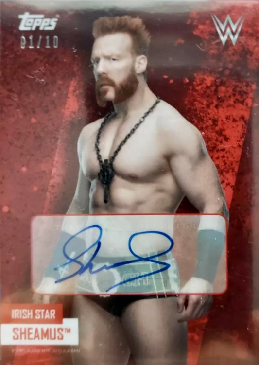 Irish Star – Sheamus trading card PW Catalog