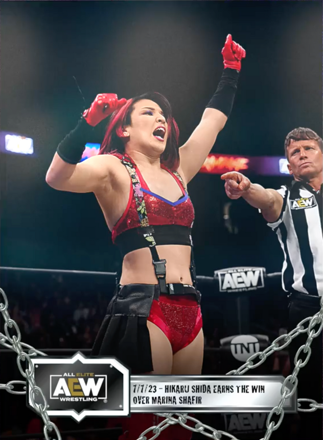 7/7/23 – Hikaru Shida – Hikaru Shida Earns the Win Over Marina Shafir