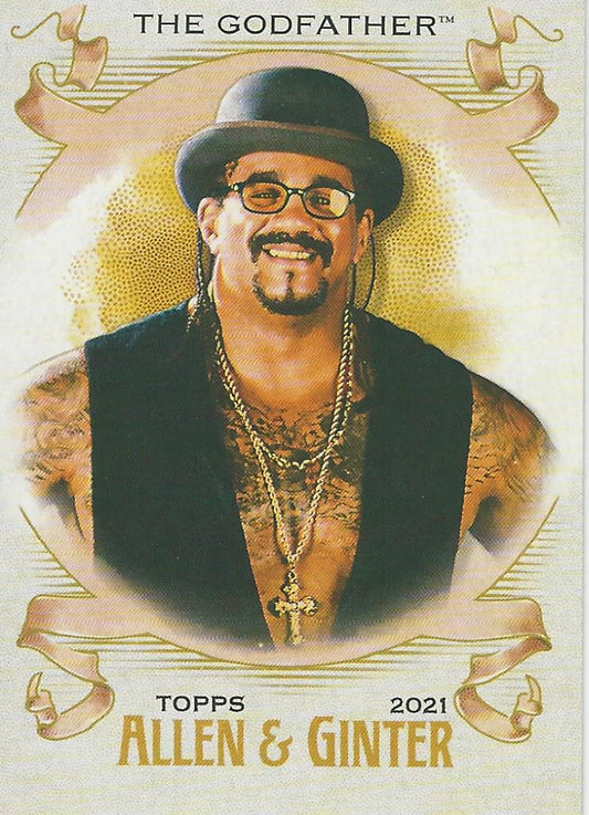 WWE Topps Heritage 2021 The Godfather AG-30 trading card PW Catalog