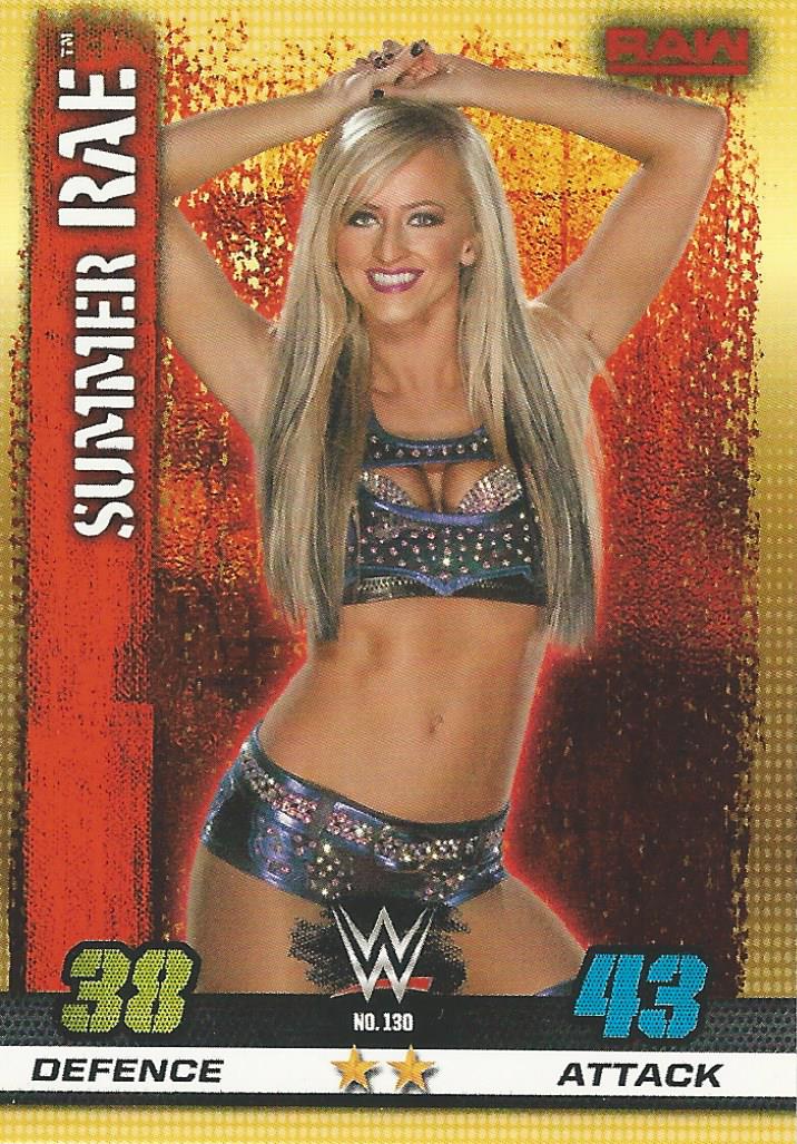 WWE Topps Slam Attax 10th Edition 2017 Summer Rae #130