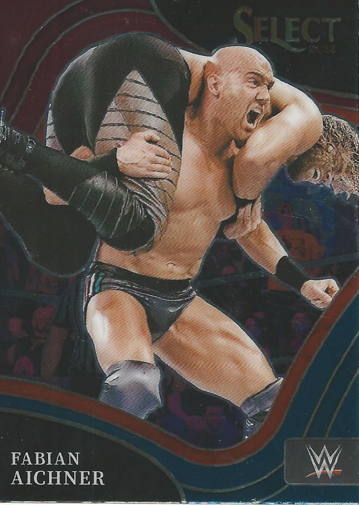 WWE Panini Select 2022 Fabian Aichner Red/Silver/Blue #296