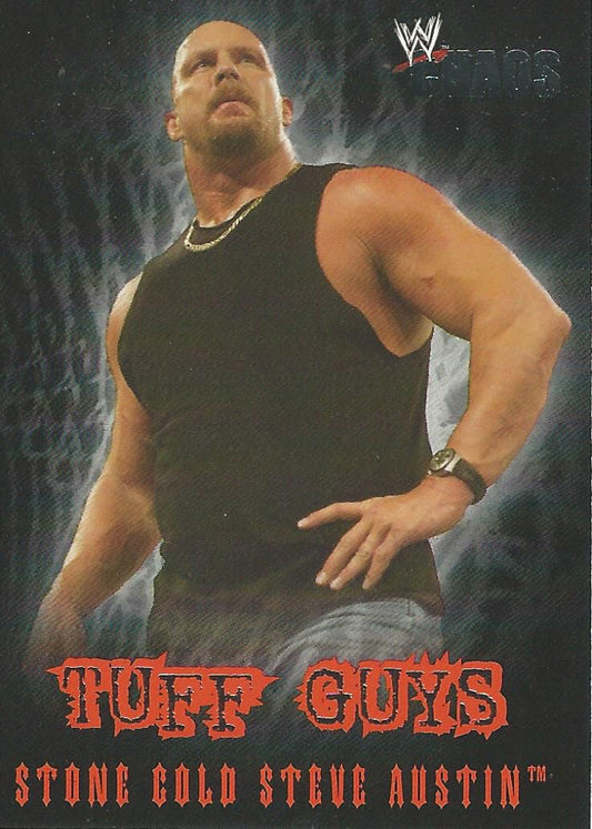 WWE Fleer Chaos 2004 Stone Cold Steve Austin TE 8 of 12 trading card PW Catalog